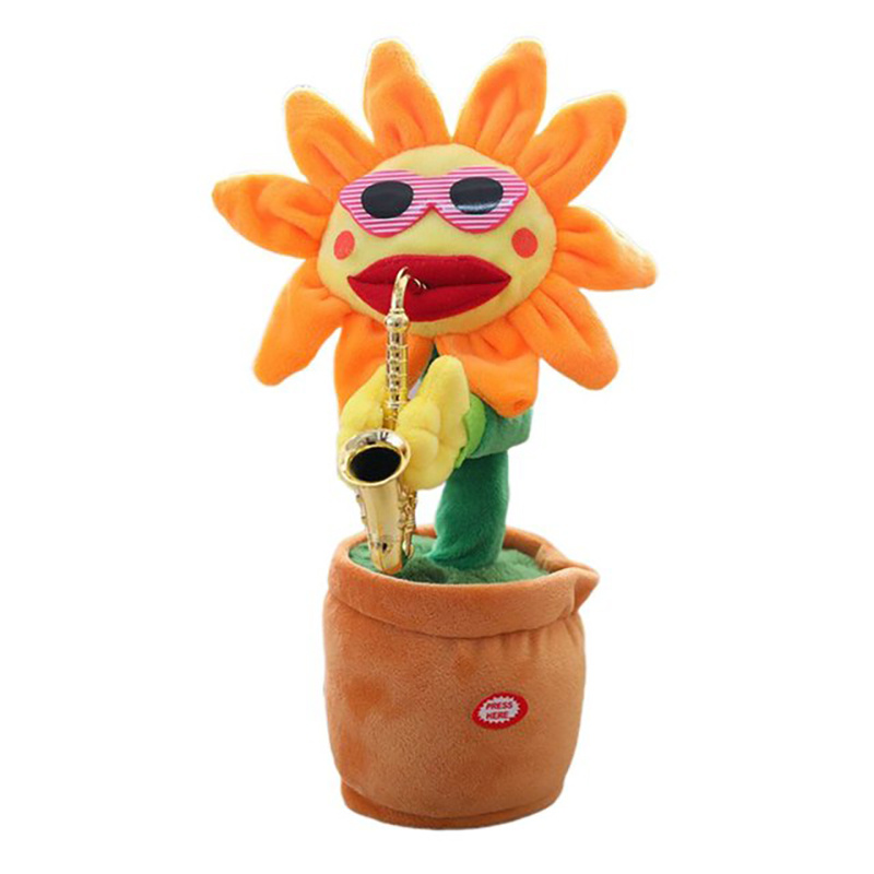 Sunflower babyyoda plush toy on Craiyon