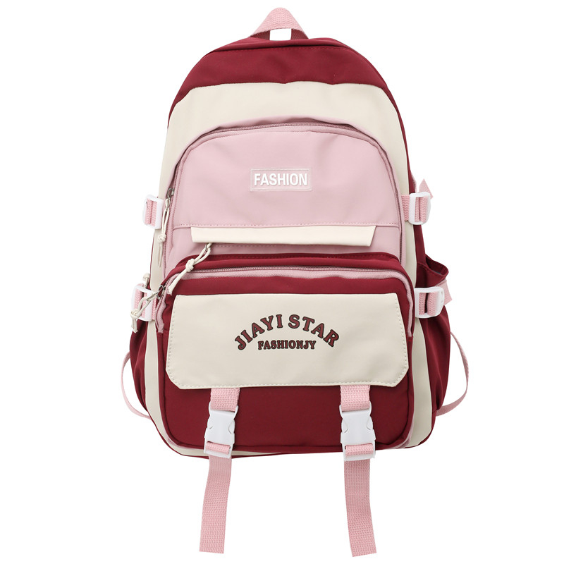 Mini Letter & Bear Print Backpack, Fashion Buckle Flap Daypack, Casual  Travel School Bag - Temu Germany
