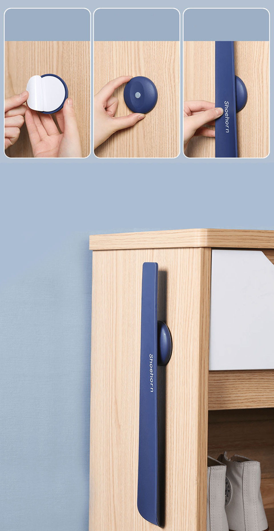 Sturdy Flexible Shoe Horn Handle Extra Long Handle Temu