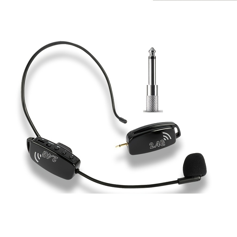 2 4g Wireless Microphone Headset 165ft Range Wireless Headset Mic And 