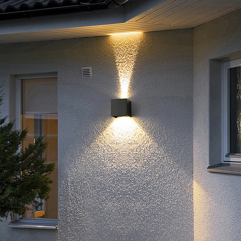 Lámpara de pared moderna Lámpara de pared LED Iluminación exterior