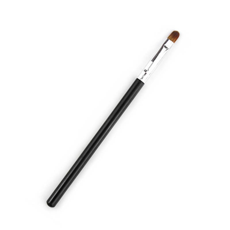 1pc Precision Lip & Concealer Brush - Soft Synthetic Bristles For Flawless Application Of Lipstick, Gloss, Eyeshadow & Lip Liner - Abs Handle - Essential Makeup Tool For Types