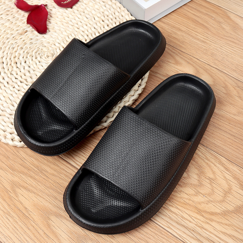Luxtrada Pillow Slippers Super Soft Quick Drying EVA Rubber-Plastic Slippers  Sandals Non-Slip Thick Sole Open Toe Shower Shoes Indoor and Outdoor Unisex  Slippers 