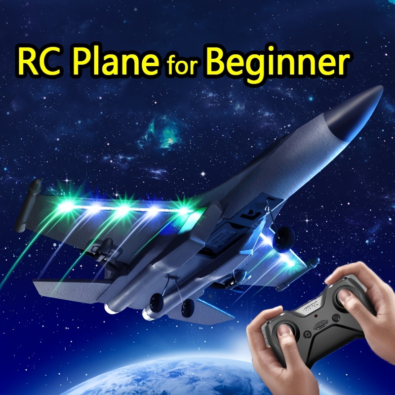 Rc Plane Su35 2 4g With Led Lights Aircraft Remote Control Flying Model