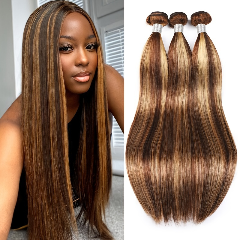 3 pieces Brazilian Human Hair Straight Hair for Women and Special Occasions