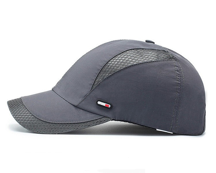 1pc Thin Section Sunshade Quick-drying Baseball Cap Mesh Cap Male Summer Breathable Outdoor Fishing Sun Hat Summer Cap details 9