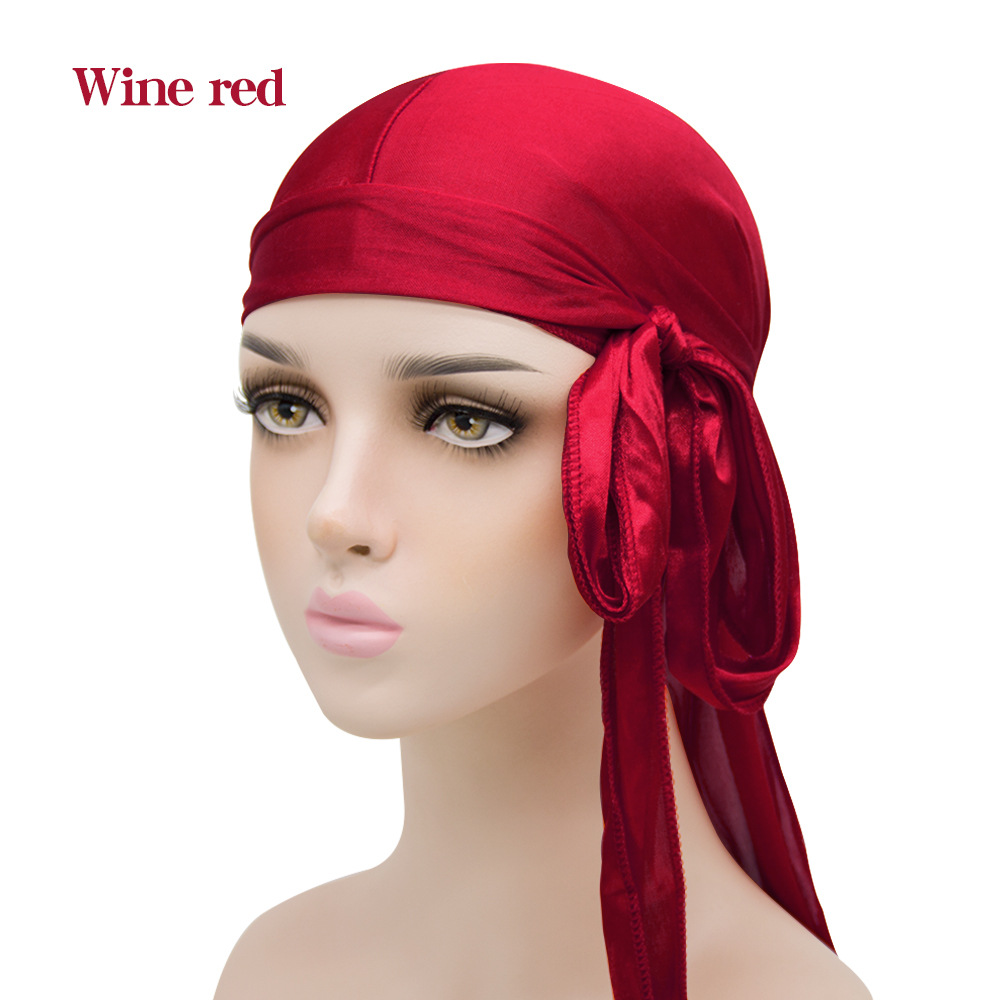 Unisex Men Women Durag Headwear Headwear Silk Pirate Cap Wrap Hats –  FlameRags