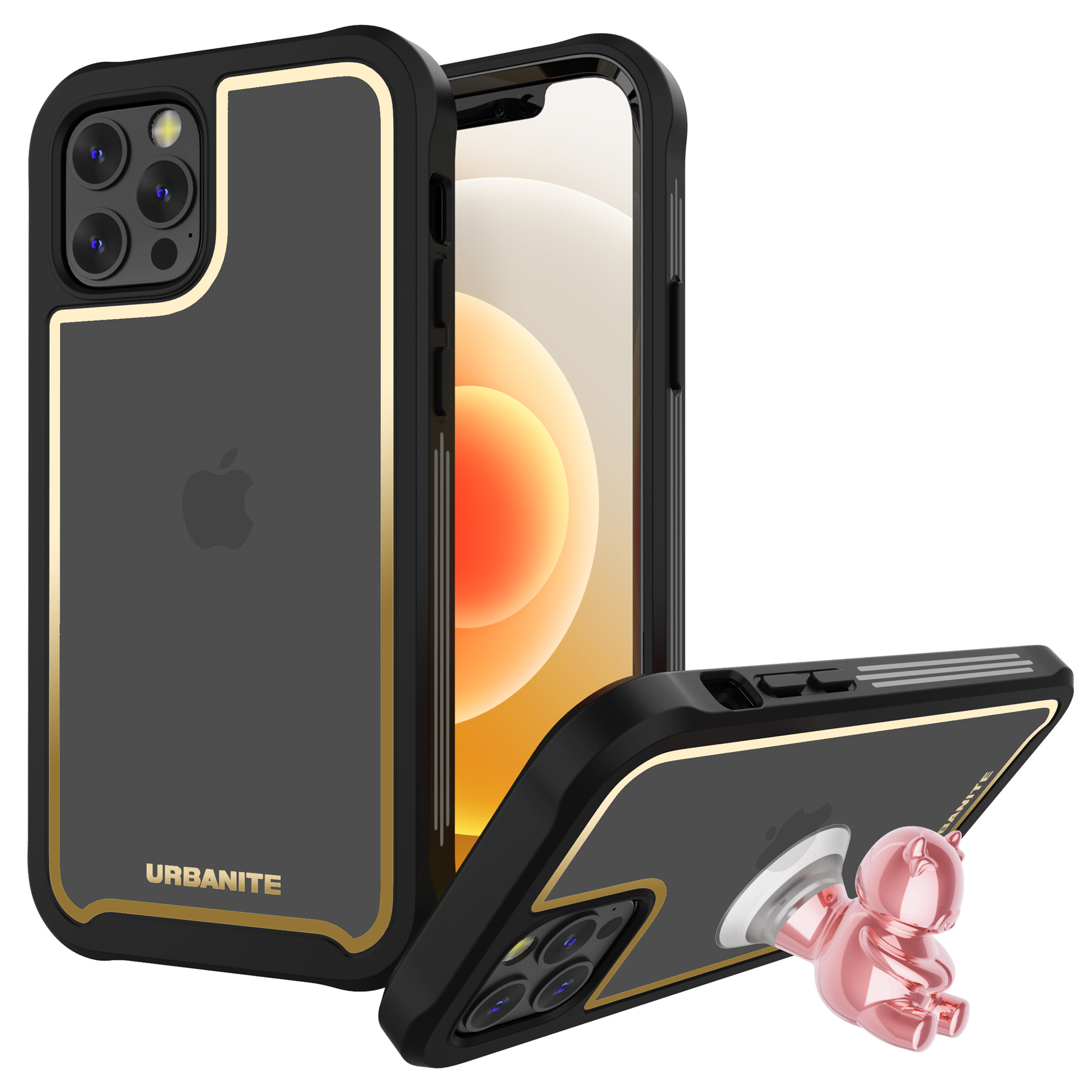  Clear iPhone 12 Case/iPhone 12 Pro Case with Built-in