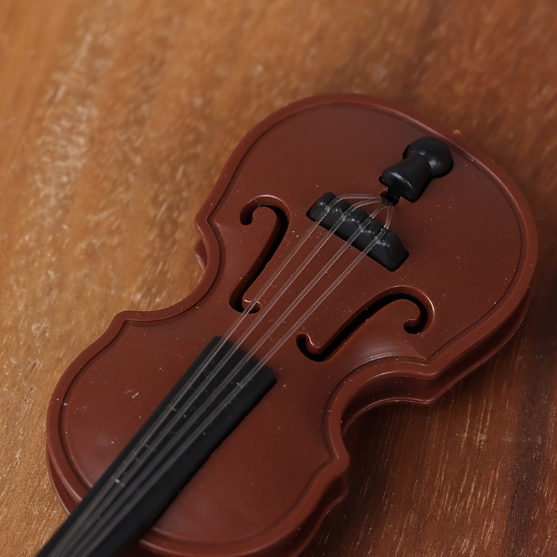 Dollhouse Mini Miniature World Violin Instrument Scene Model Shooting