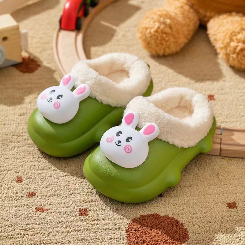 Plante træer demonstration sanger Kids Warm Waterproof Non Slip Cute Rabbit Bunny Slippers Home Shoes Autumn  Winter | Buy More, Save More | Temu