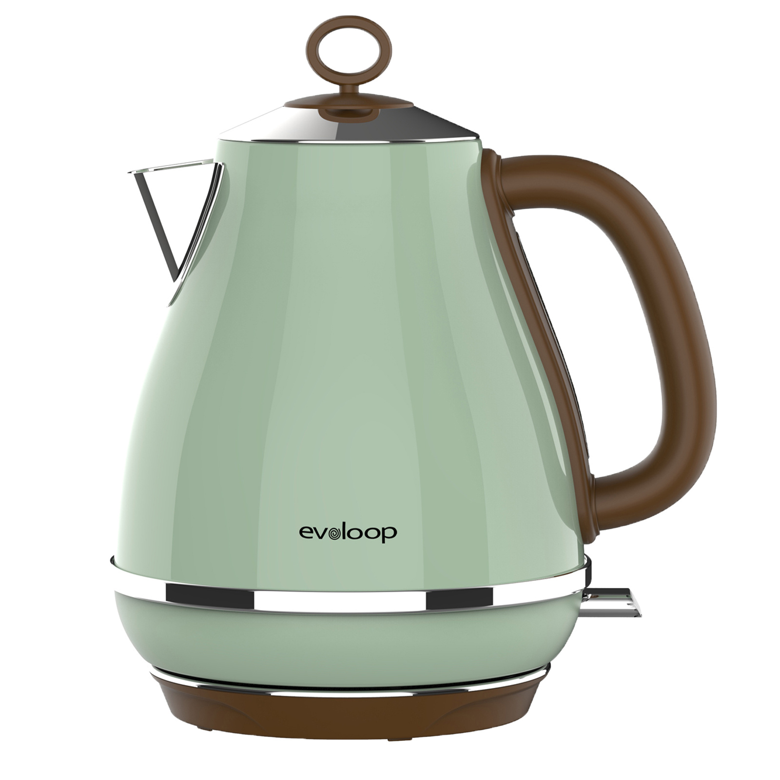 Evoloop 1.7L Electric Kettles, BPA Free Tea Kettle, Hot Water Boiler  Heater, Stainless Steel Teapot, Auto Shut-Off & Boil-Dry Protection,  120V/1500W