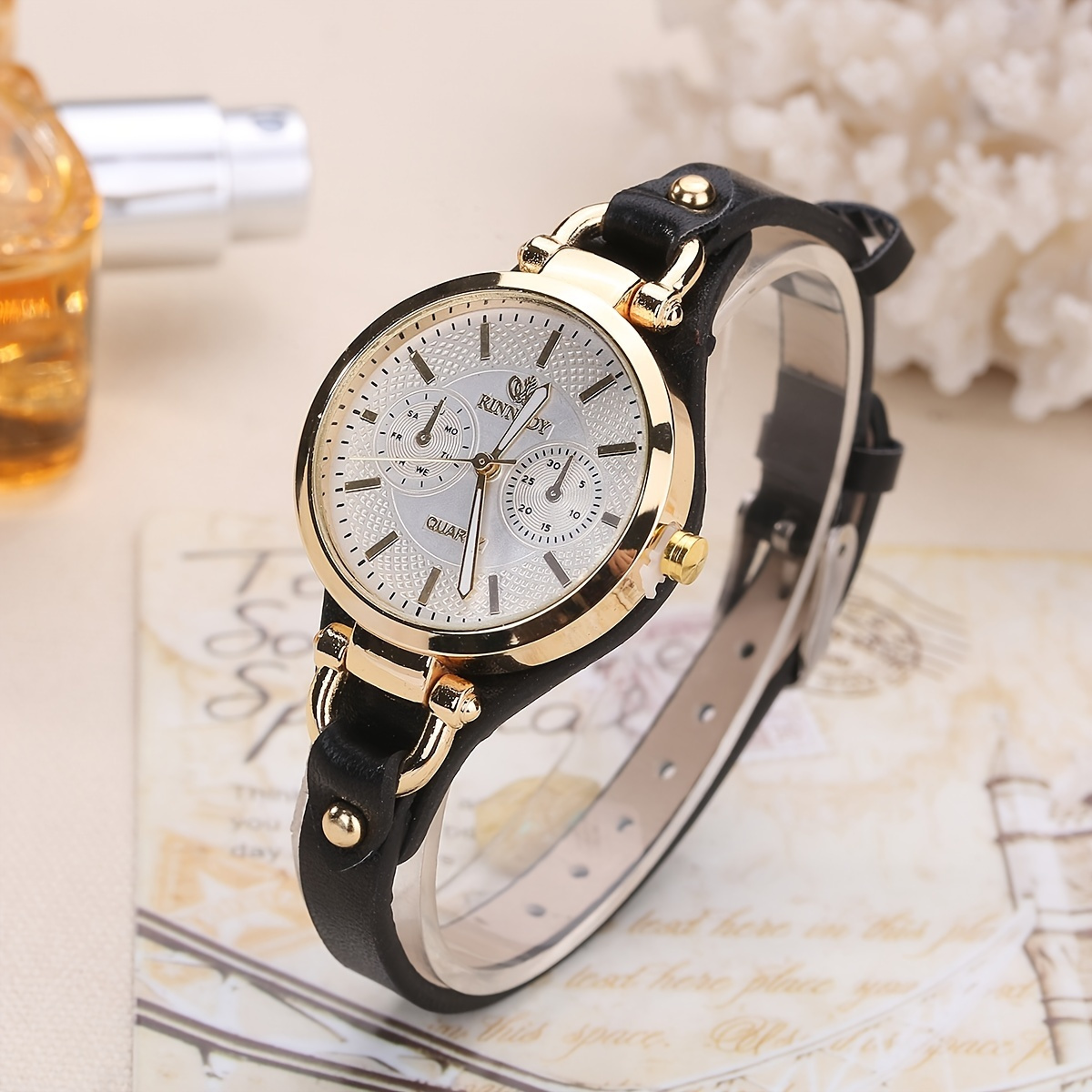 Rinnady quartz online watch