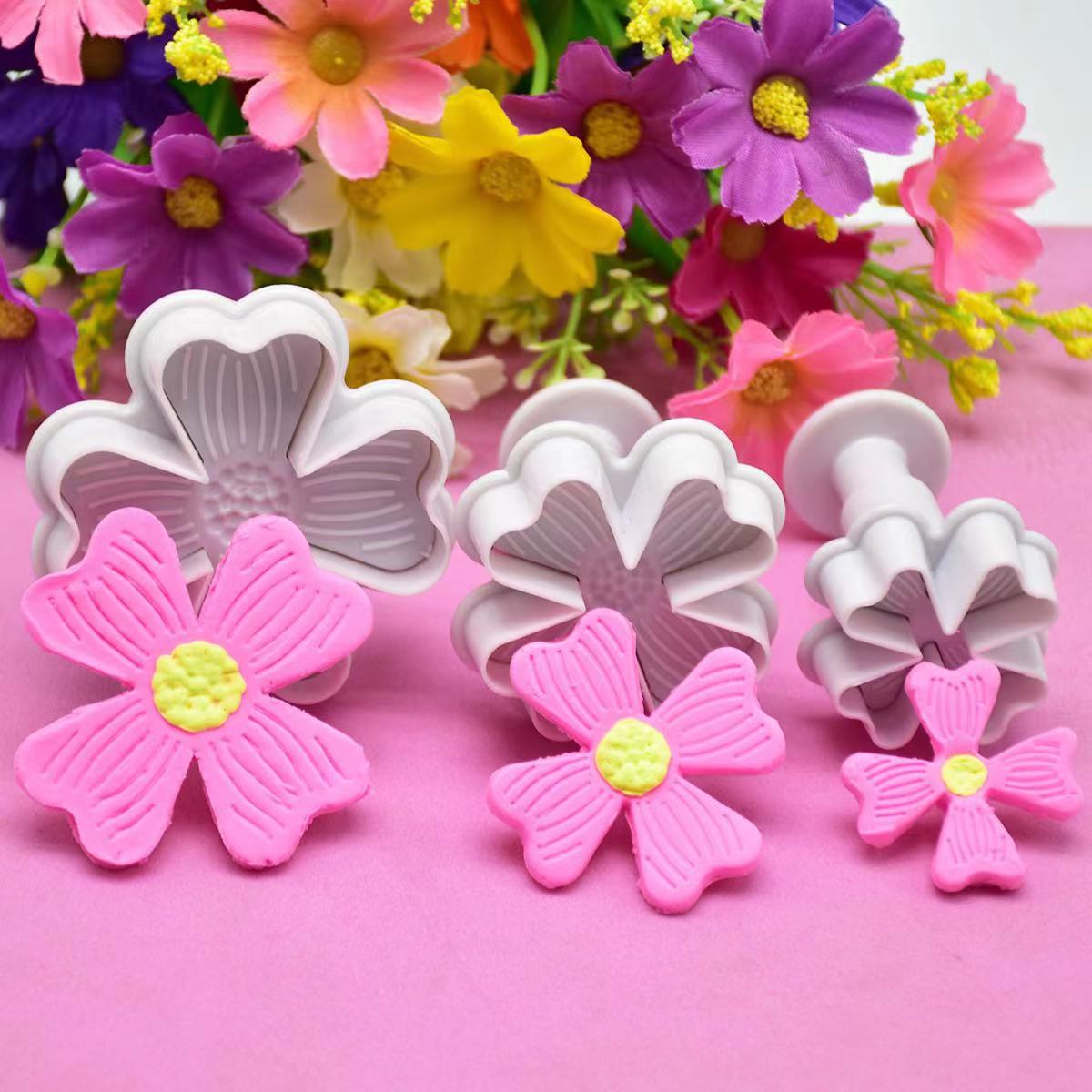 Four Leaf Clover Spring Cake Flower Mold Temu