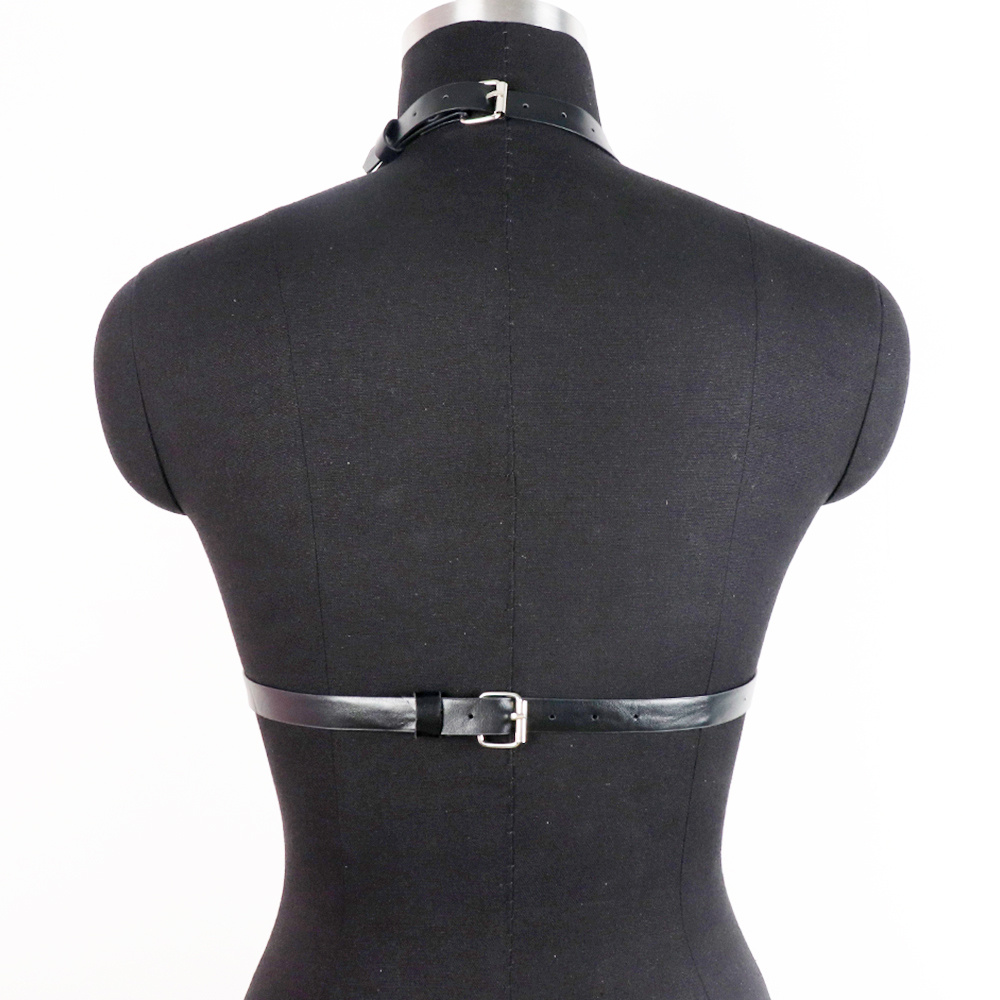 Body Harness Belt Pu Leather Chest Belt Gothic Belt - Temu Germany