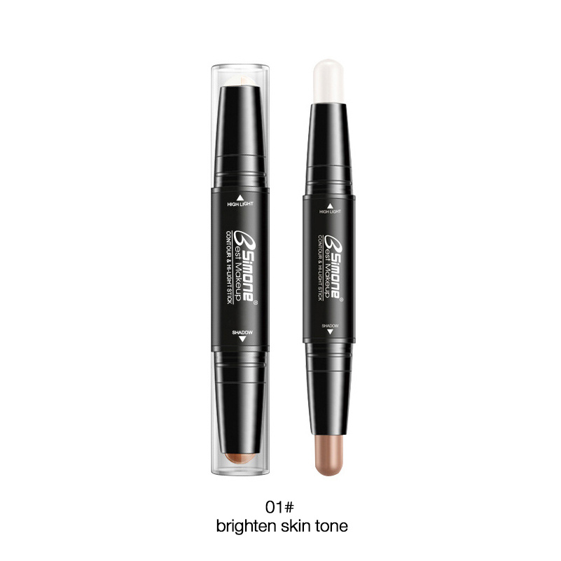 Double Ended Concealer Stick Waterproof Three Dimensional Face