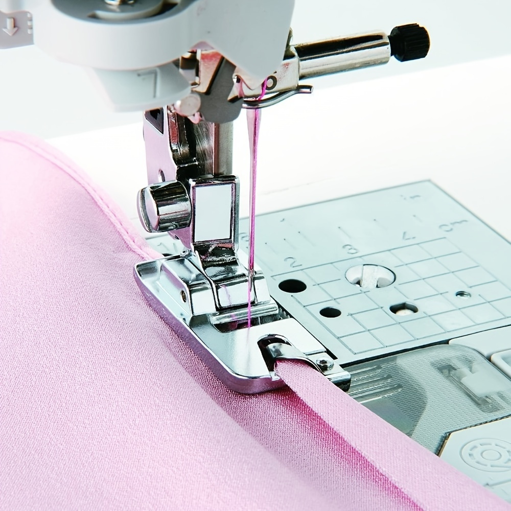 Wide Narrow Rolled Hem Sewing Machine Presser Foot Set For - Temu