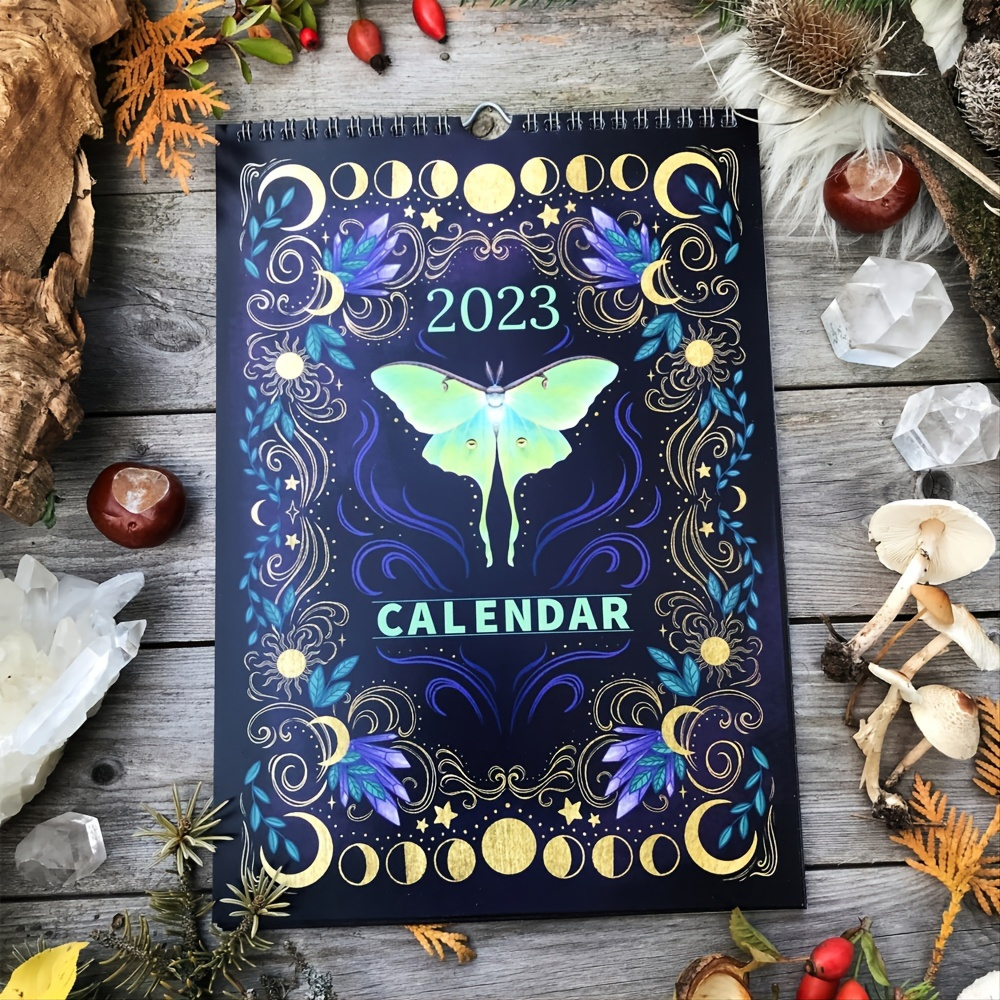 1pc 2023 Dark Forest Lunar Calendar Mysterious Animals Calendar To