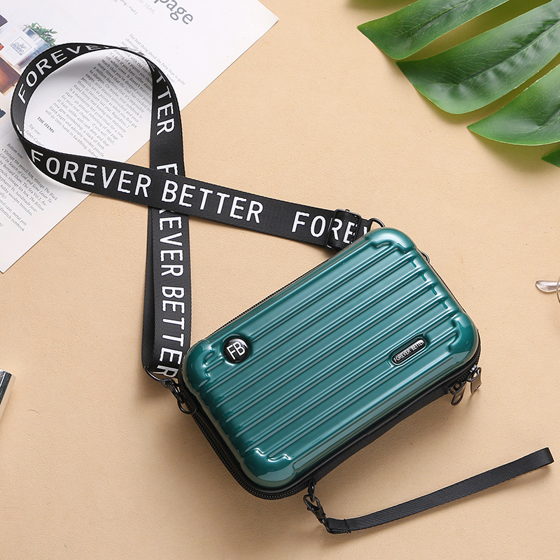 Small Shoulder Bag with Adjustable Strap and Zipper