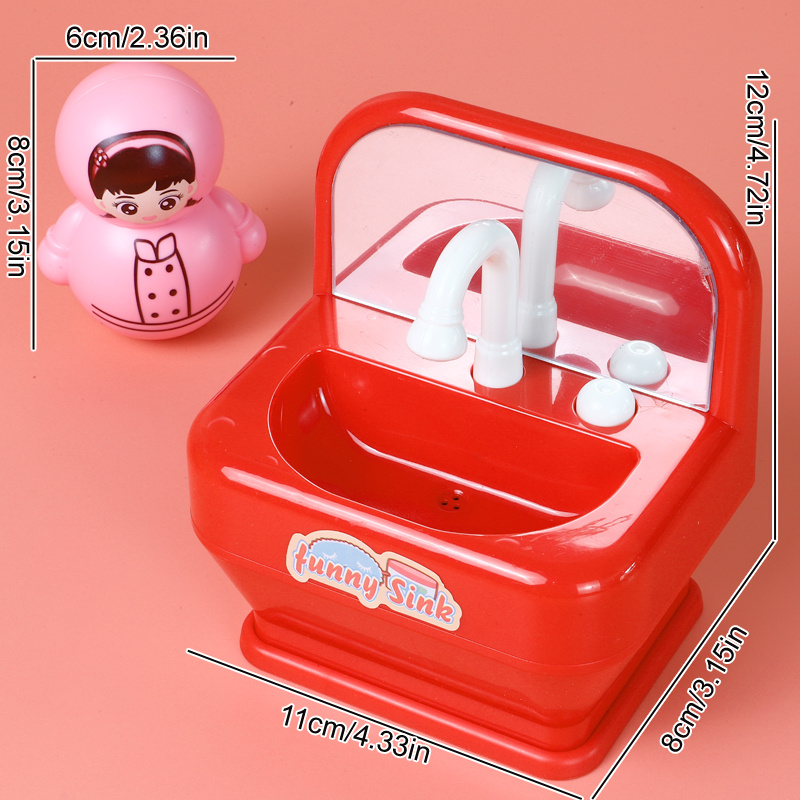 Mini casa giochi elettrica per bambini piccoli elettrodomestici giocattoli  cucina e cucina bagno lavaggio mani lavanderia fornelli macchina del caffè