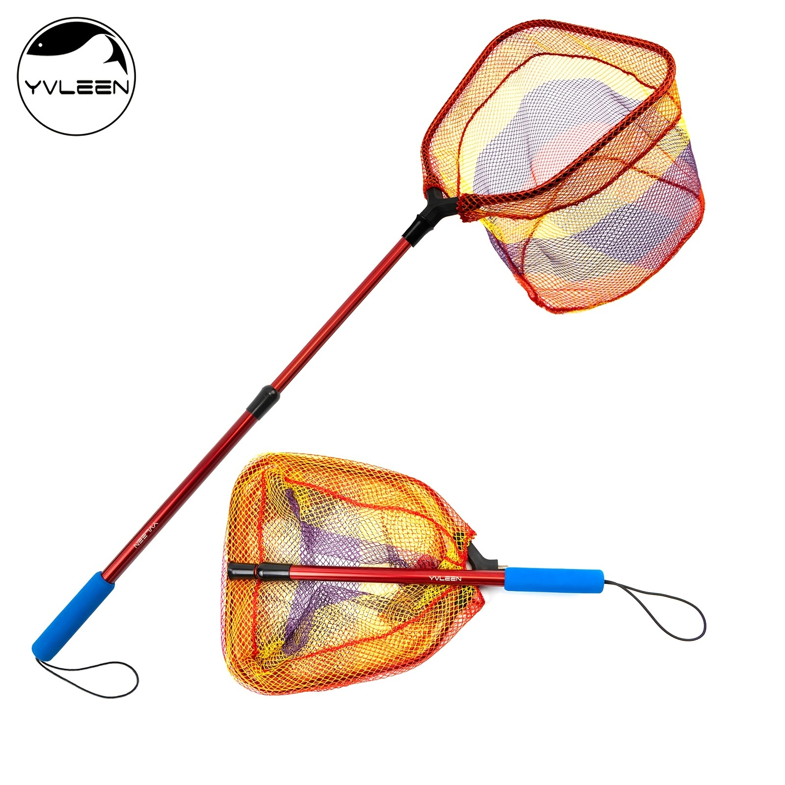 Yvleen Floating Fishing Net With Fixed/telescopic Pole - Temu Bahrain