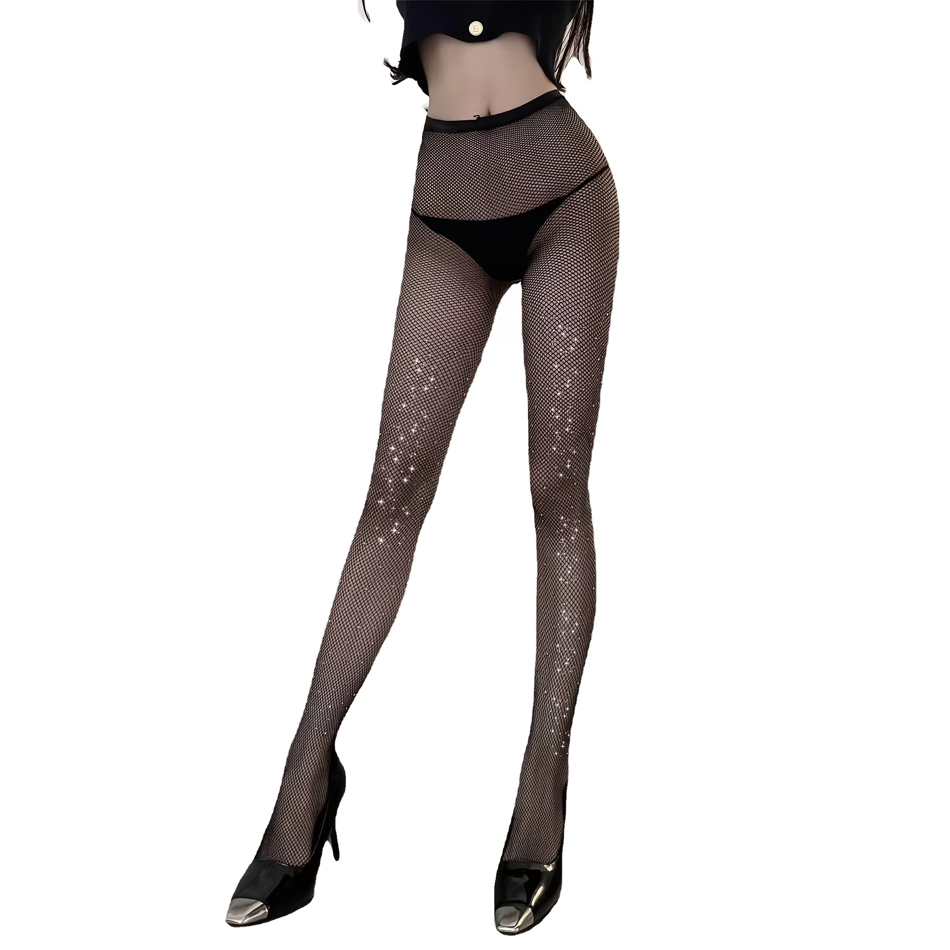 Shimmer Black Tights - Party Time, Inc.