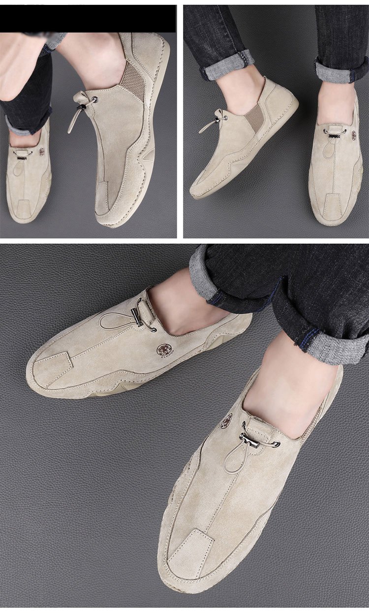 Clohoo Men's Handmade Casual Slip On Shoes - Temu