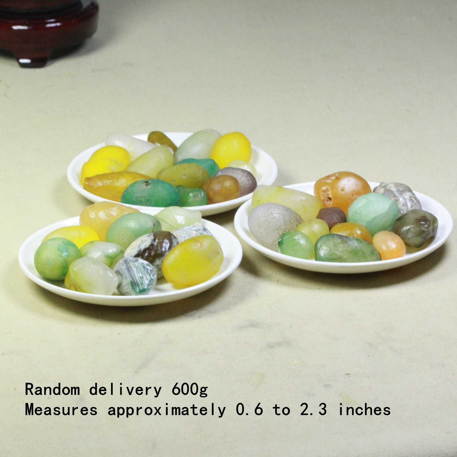 OCHOA  Piedras Decorativas Verdes 10x20cm 01-51-9193