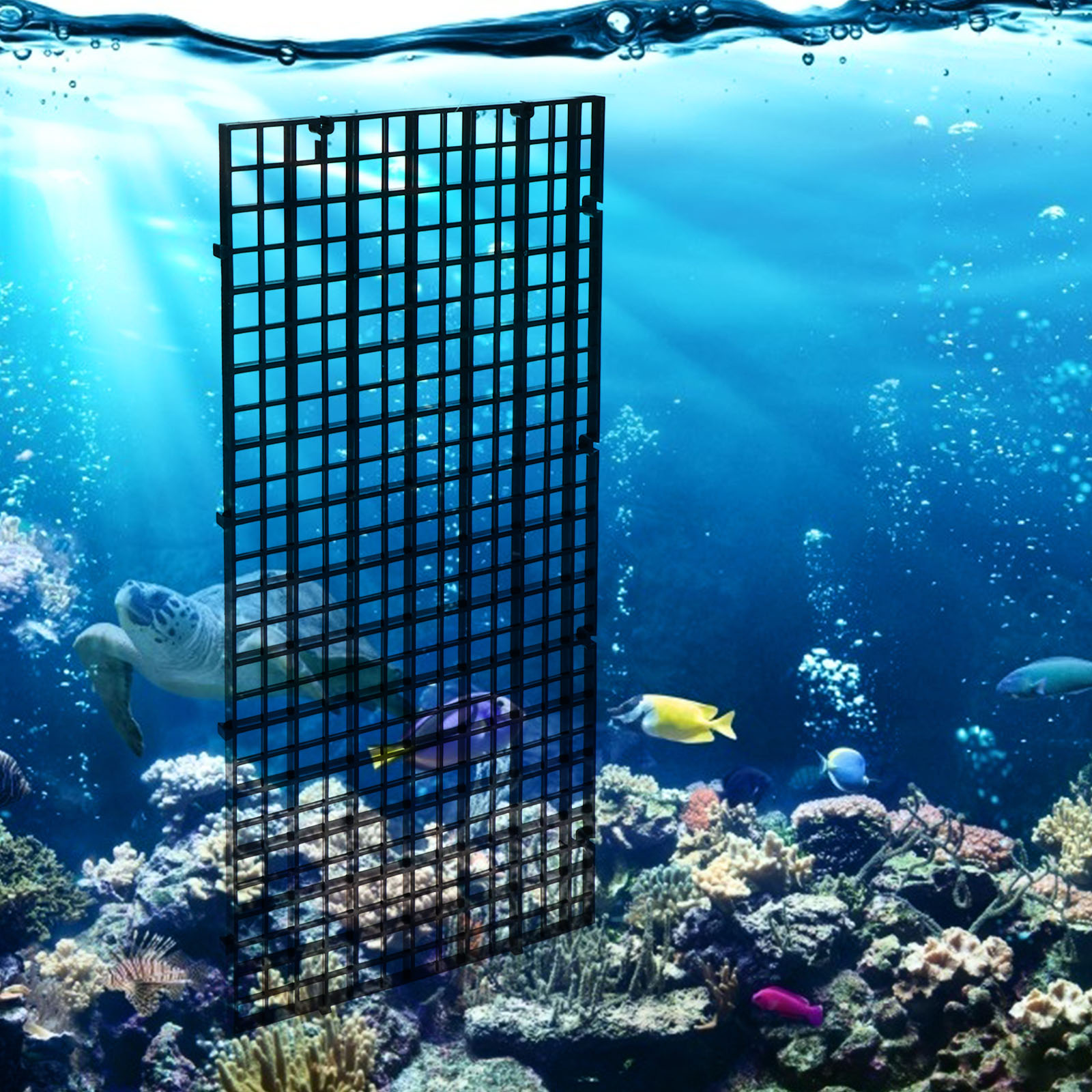 Grid Divider Tray Egg Crate Aquarium Fish Tank Filter Bottom Temu