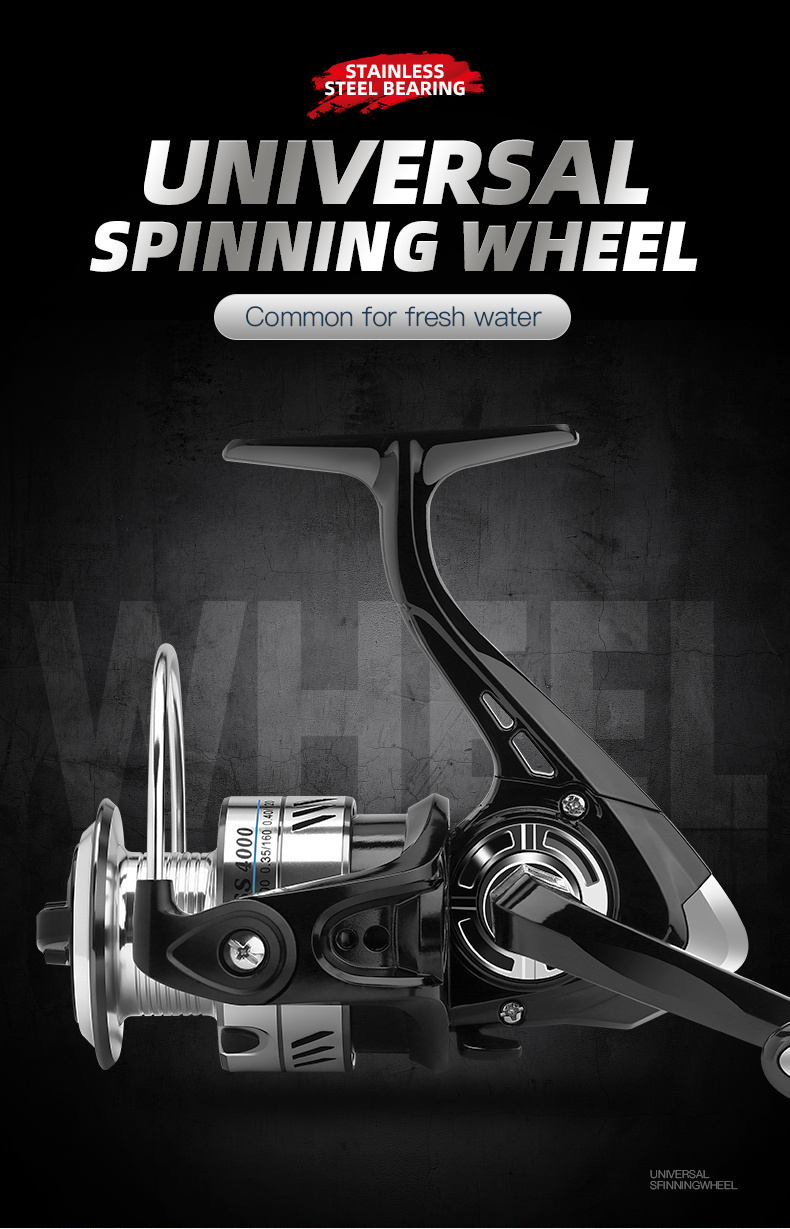Universal Fishing Reel Spinning Wheel All Metal Wheel Stainless