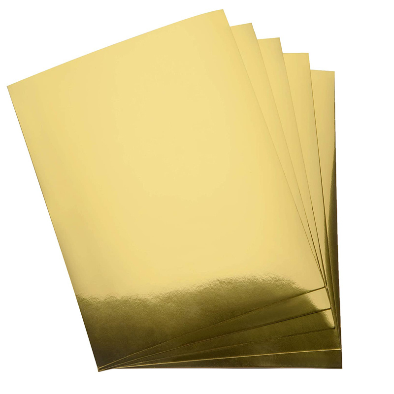 A4 8.27 x 11.7 10 Sheets 250gms DIY Gold/Silver Glitter