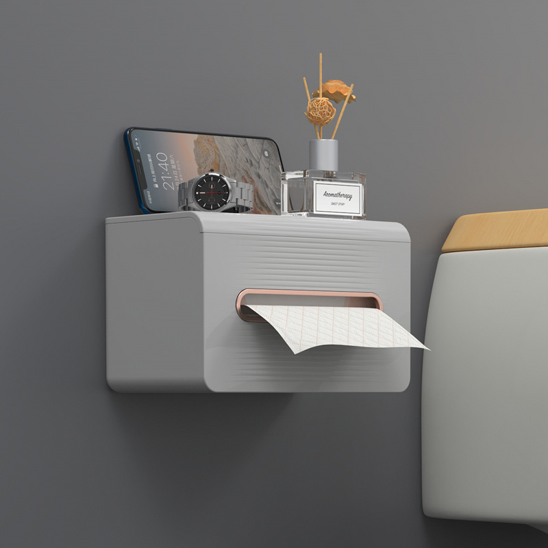 Zhubai Home】Tissue Box Holder Tissue Dispenser Square Tissues Paper Holder  for Bathroom Bedroom Office
