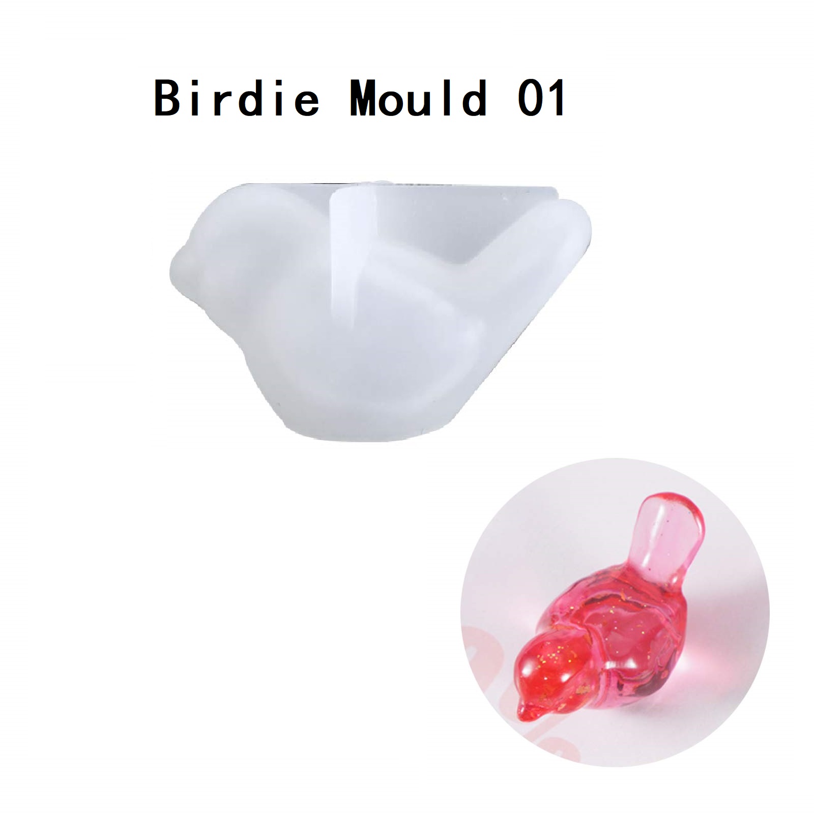 3D Bird Resin Silicone Mold Epoxy Casting Mould For DIY Craft Keychain  Jewelry Table Ornaments UV Resin Project