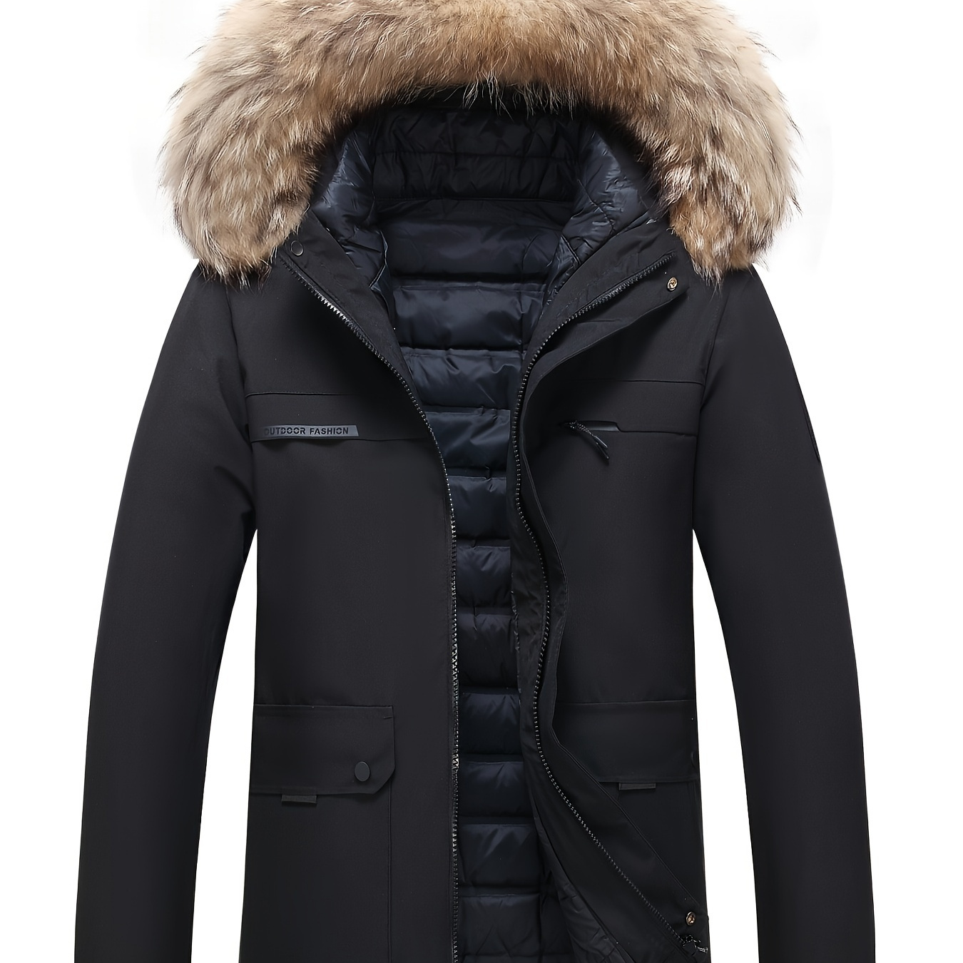 Men's New Down Jacket Long Thick Warm Winter Coat | Don't Miss These ...