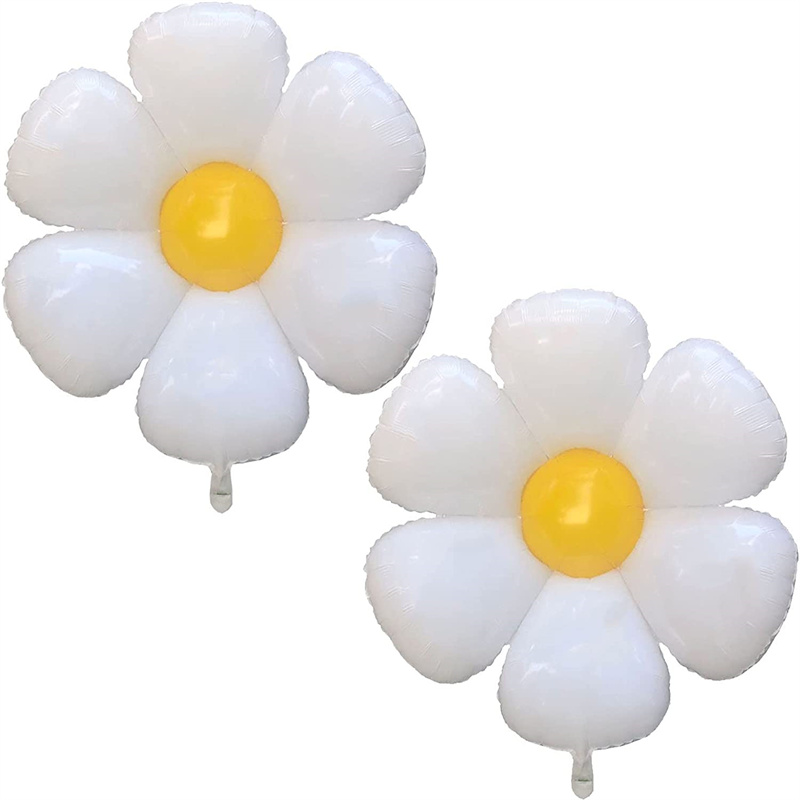 5pcs Medium Size Daisy Balloon Large Flower Balloon 23 76 2 - Temu