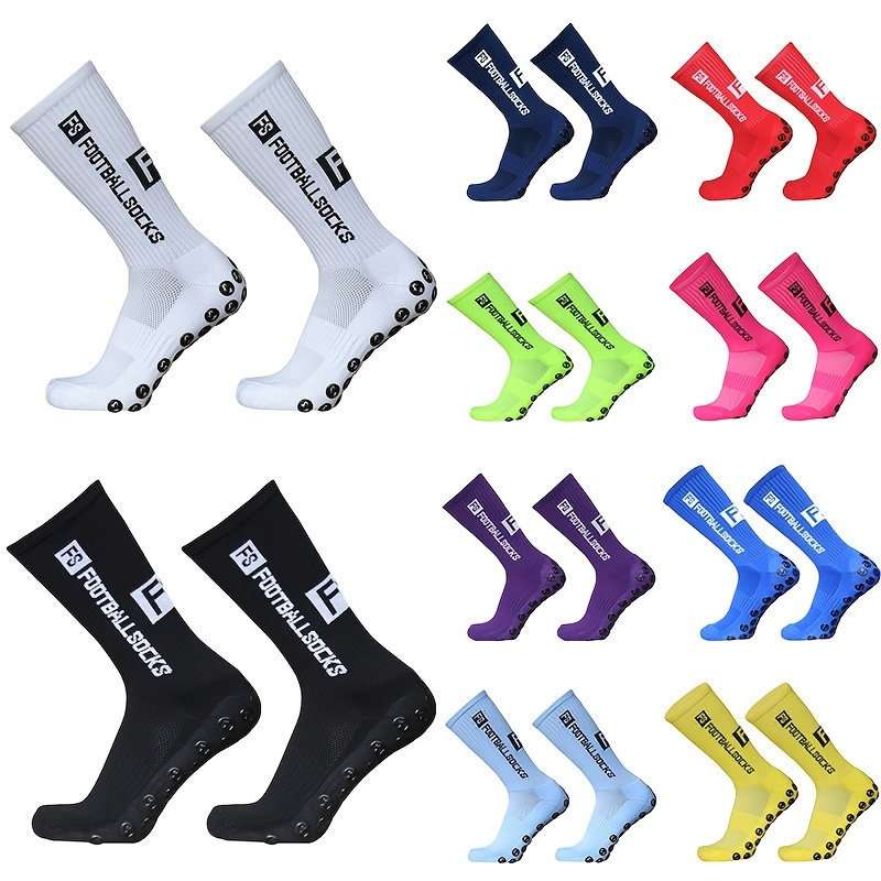 

1 Pair Of Men's Mid Crew Sport Socks, Sweat-absorbing Non-slip Comfy Breathable Socks For Men's Basketball Training, Running Outdoor Activities