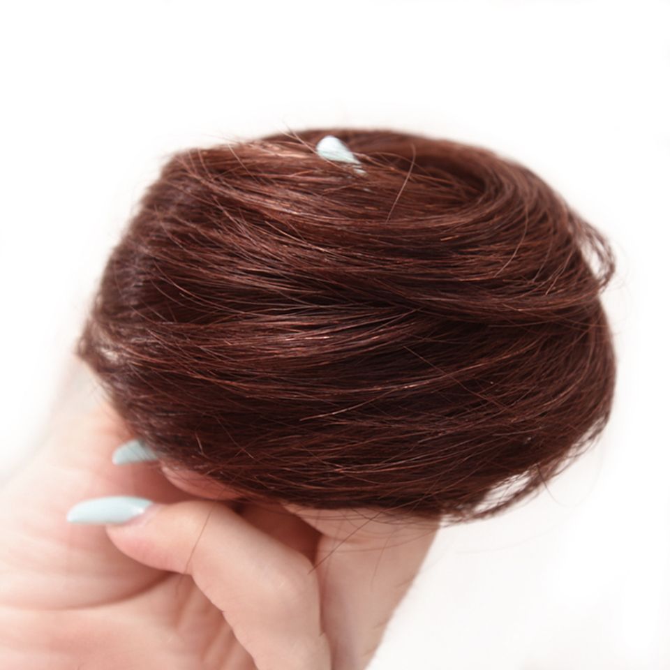 A Scrunchie Wig Headpiece Clips Into A Ponytail Cap To Extend Synthetic  Natural Fake Hair - Beauty & Personal Care - Temu