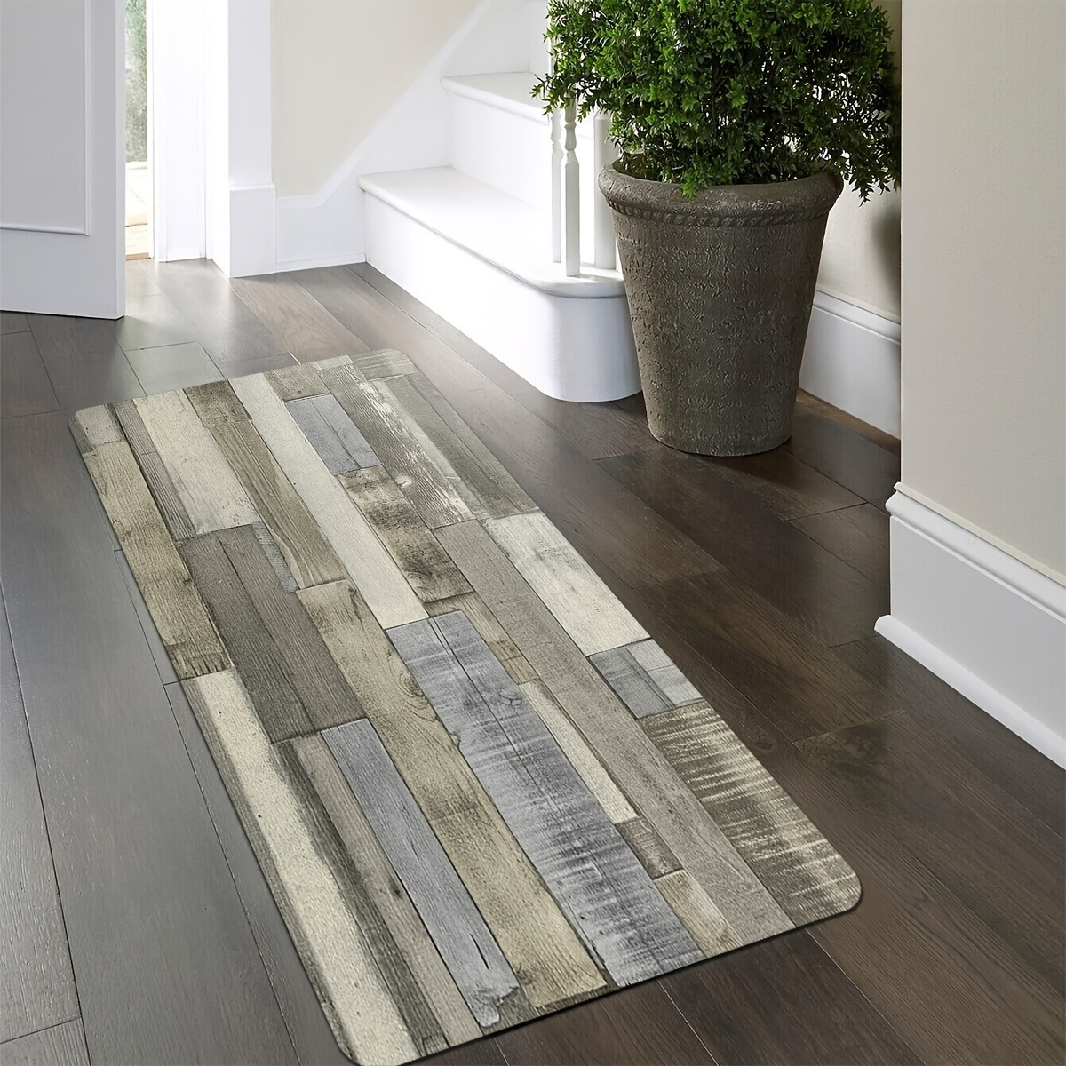 1pc Home Bedroom Kitchen Non Slip Floor Mat Absorbent Anti Fouling Home