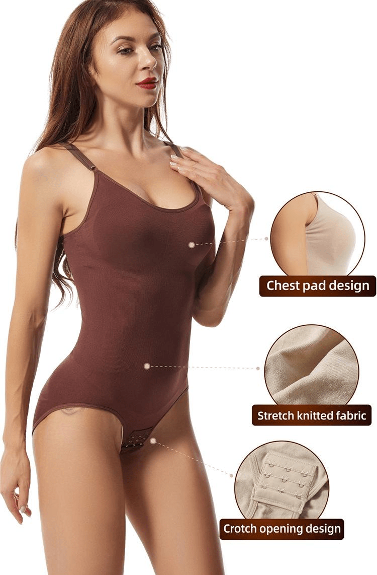 Peacock Costume Corsage Control Shapewear for Women, Seamless Bodysuit,  Open Chest, Middle Thigh, Body Shaper Shorts, beige, XXXL : :  Fashion