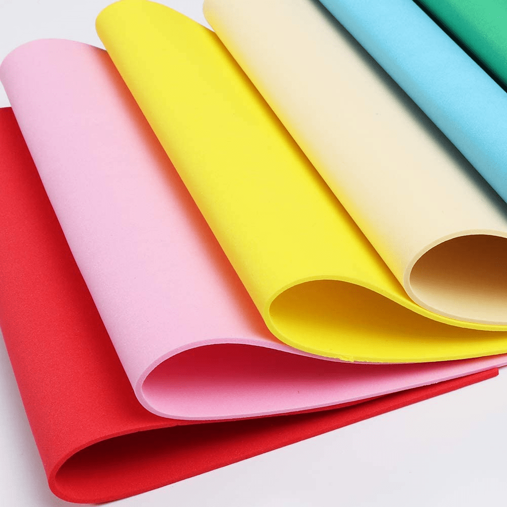 TINKSKY 10 PCS EVA Foam Sheets Sheets Assorted Colours For DIY Craft 
