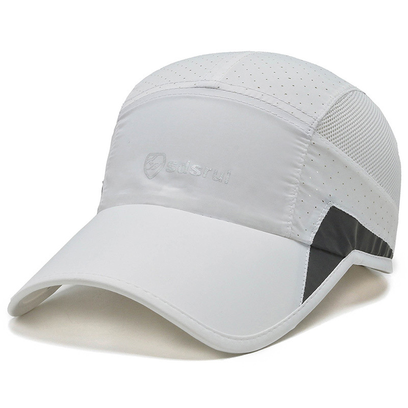 Men's Short Brim Baseball Cap Summer Thin Breathable Sports Snapback Caps for Women Adjustable unisex Sun Hats Q0987