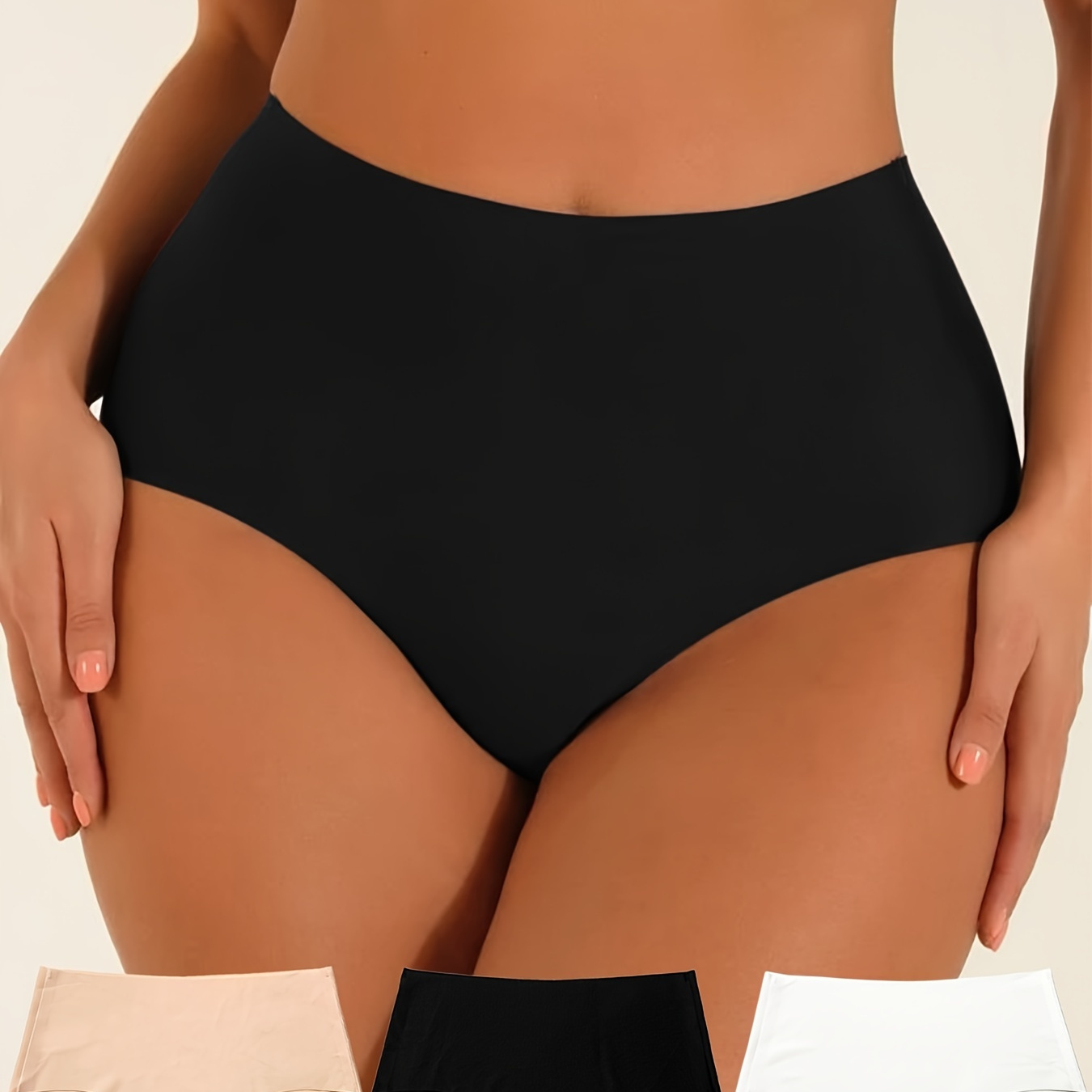 Women's Seamless Panties Underwear High Waist Invisible Bikini No Show  Underwear, Women's Underwear & Lingerie - Temu Netherlands