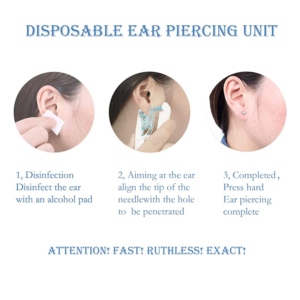 Disposable Self Ear Piercing Gun Disposable Safety Ear Temu Italy
