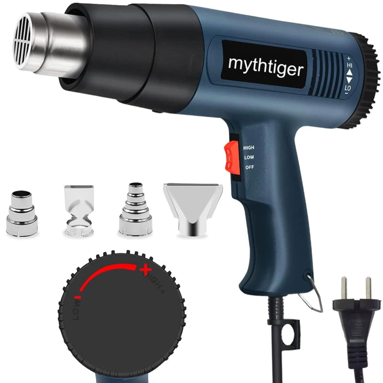 Heat Gun Fast Heating Heavy Duty Hot Air Gun With Variable - Temu