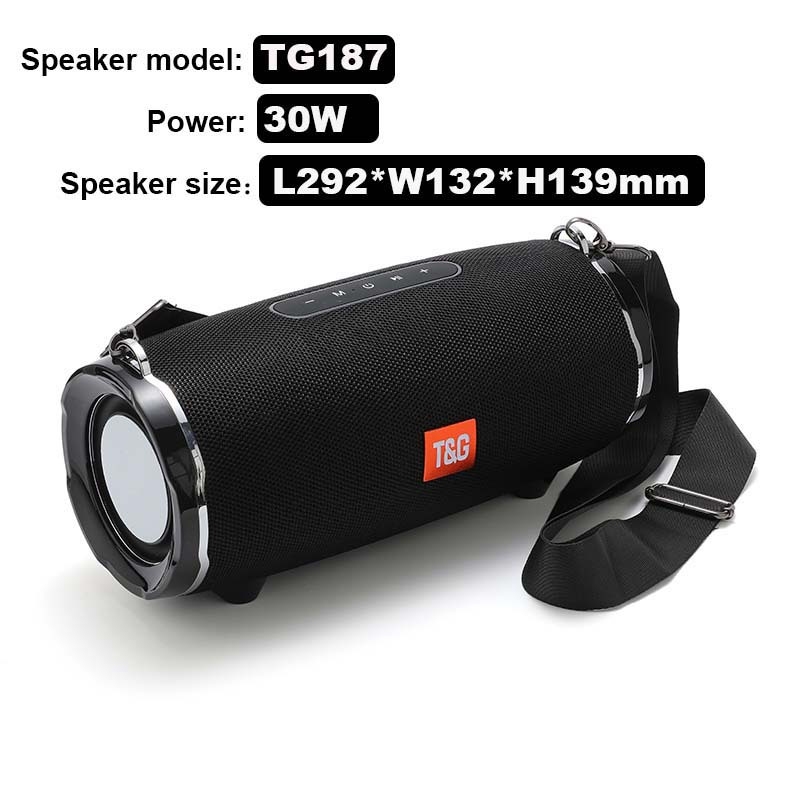 Bluetooth/FM Radio/MP3 Player Portable Wireless Speaker (Black)