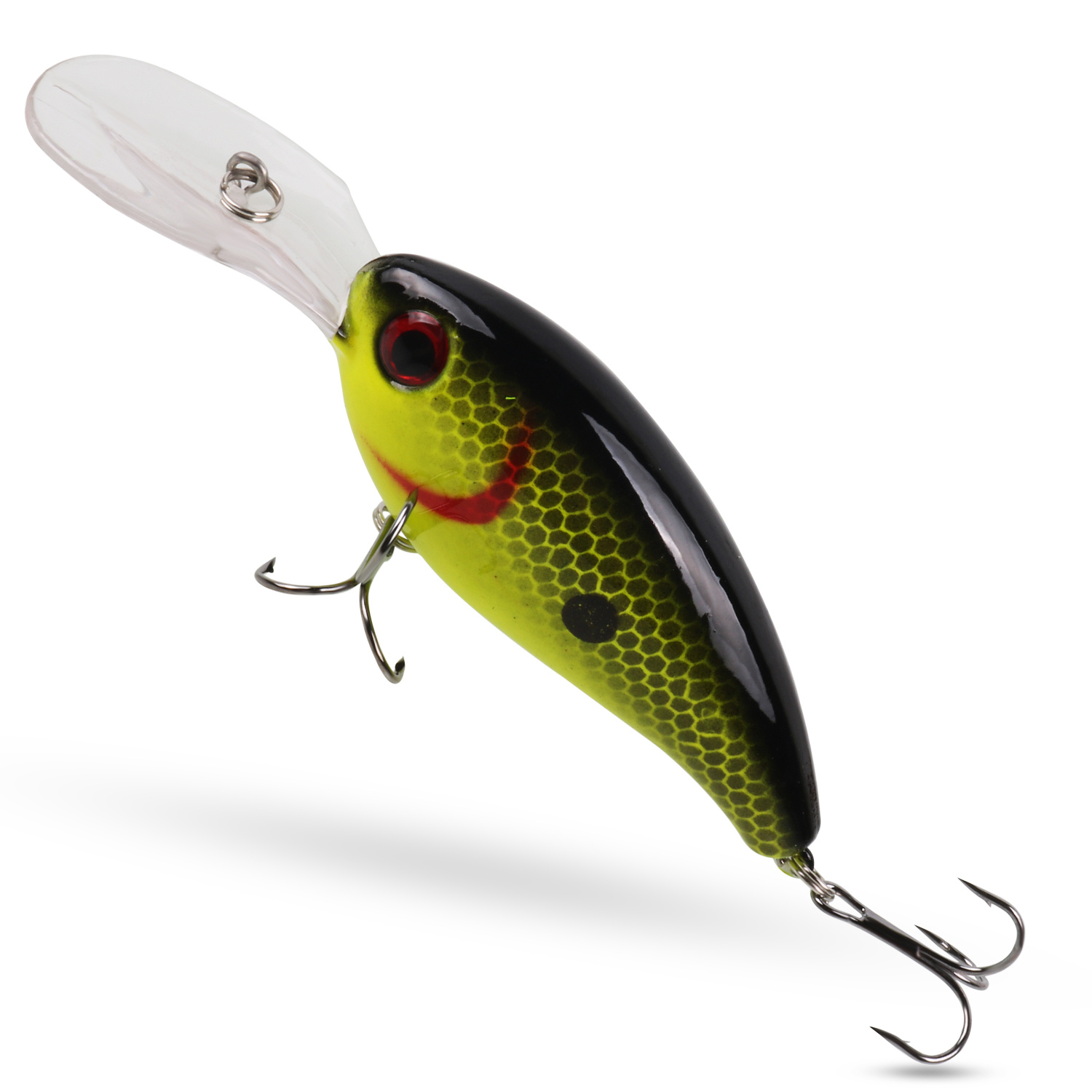 SOUGAYILANG 1pc Crankbait Fishing Lure, Simulating Artificial Hard Bait *  Lure, Fishing Gear For Bass Trout Freshwater Saltwater