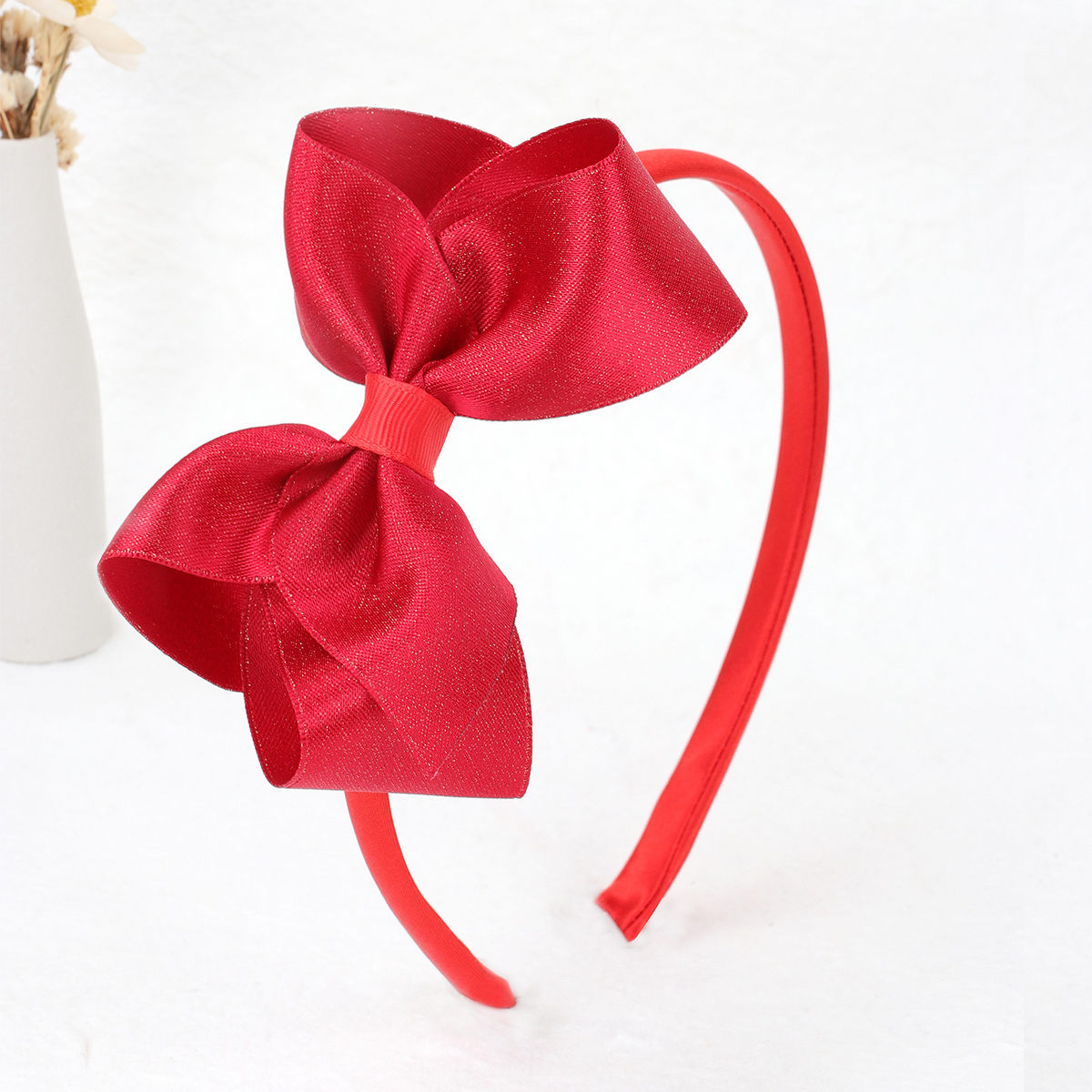 Red bow clearance hairband