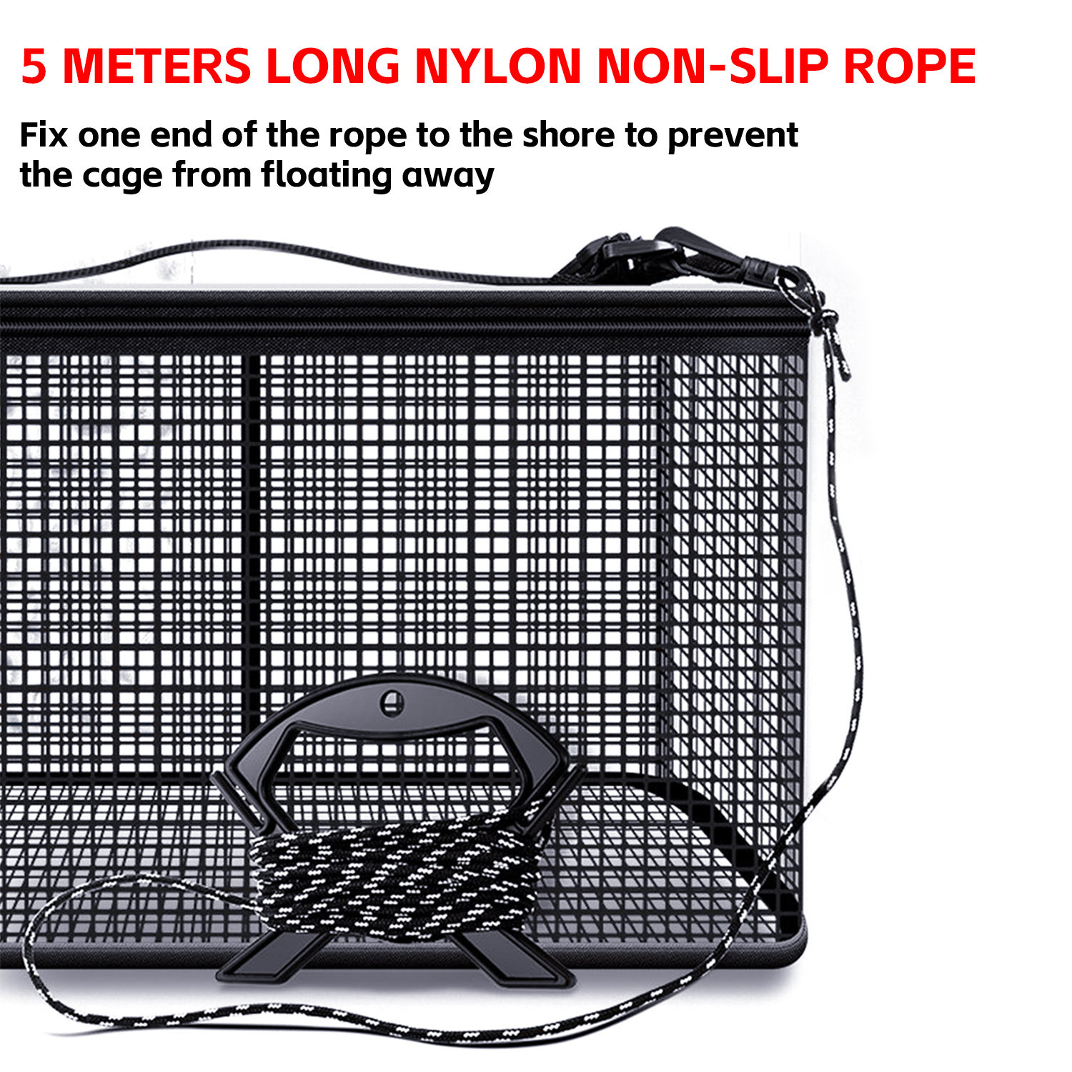 Metal Rustproof Fish Basket Collapsible Fishing Net Cage Fish Baskets For  Live Fish Robust Easy To Use Dropshipp - AliExpress