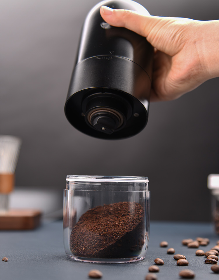 Portable Electric Ceramic Conical Burr Coffee Grinder - Temu