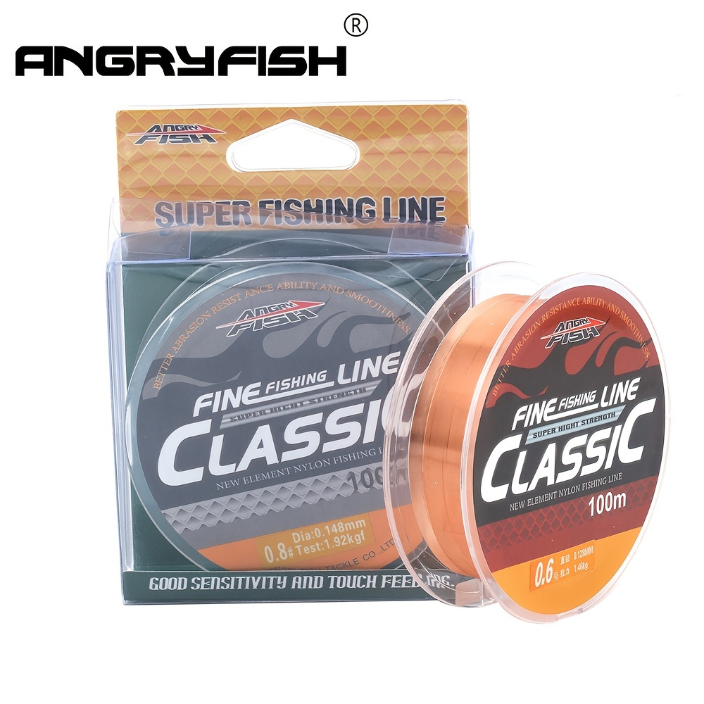 Angryfish Premium Monofilament Nylon Fishing Line Paralleled Roll