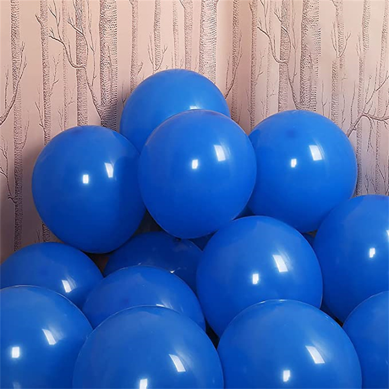 108pcs Un Ensemble De Ballons En Latex Mat Bleu Foncé De - Temu